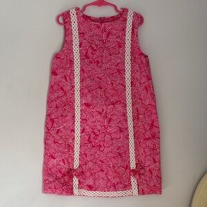 Lilly Pulitzer Pink and White Patterned Dress